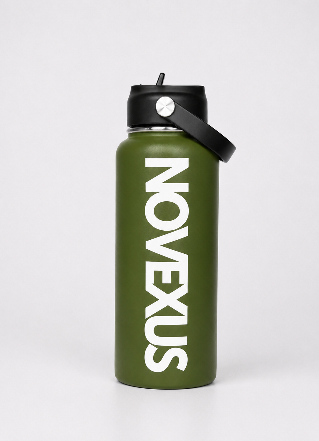 Army green - 32oz - Straw + handle