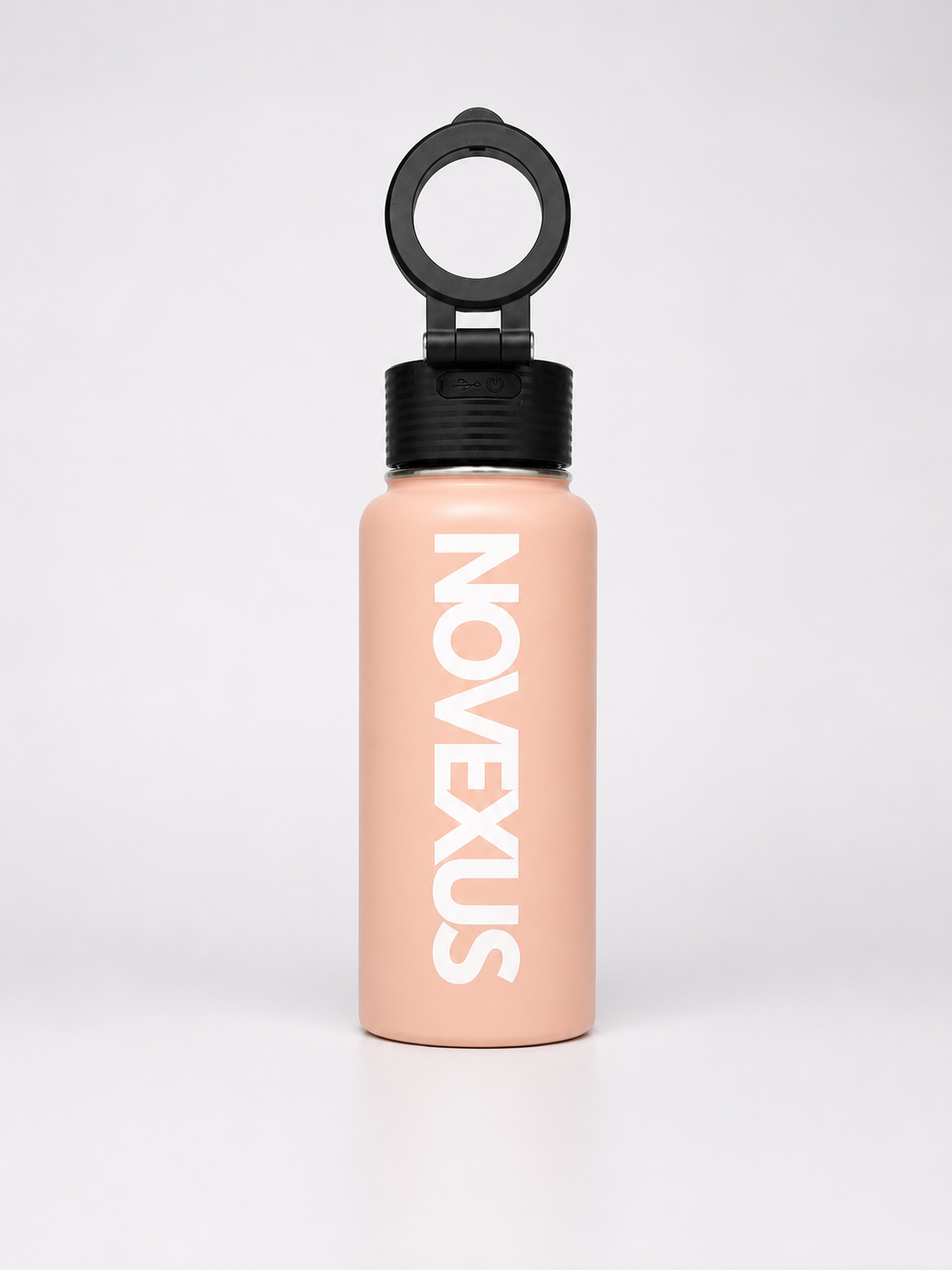 Peach pink - 3 in 1 Bluetooth speaker bottle