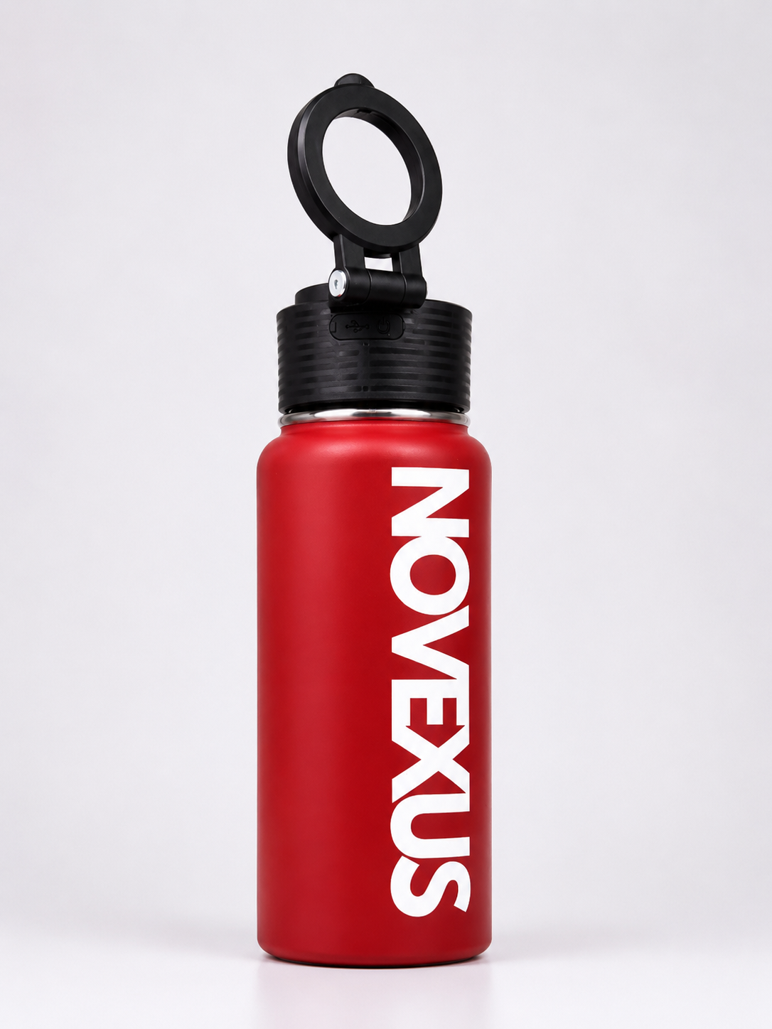 Cherry Red - 3 in 1 Bluetooth speaker bottle