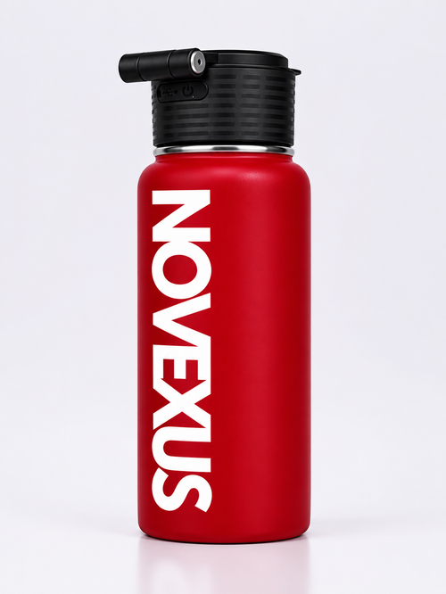 Cherry Red - 3 in 1 Bluetooth speaker bottle