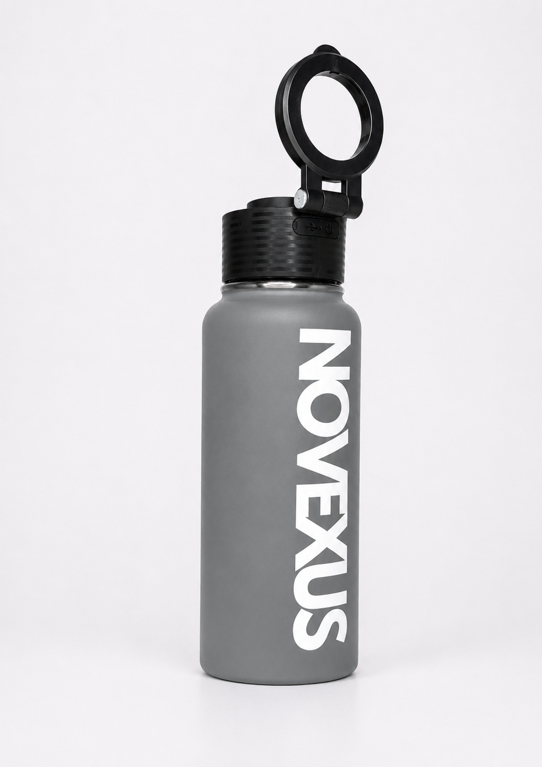Nova Grey - 3 in 1 Bluetooth speaker bottle
