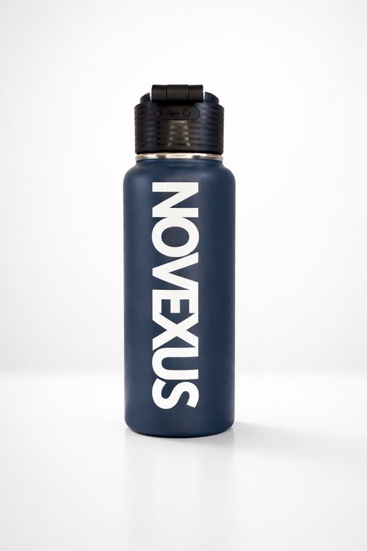 Navy Blue - 3 in 1 Bluetooth speaker bottle