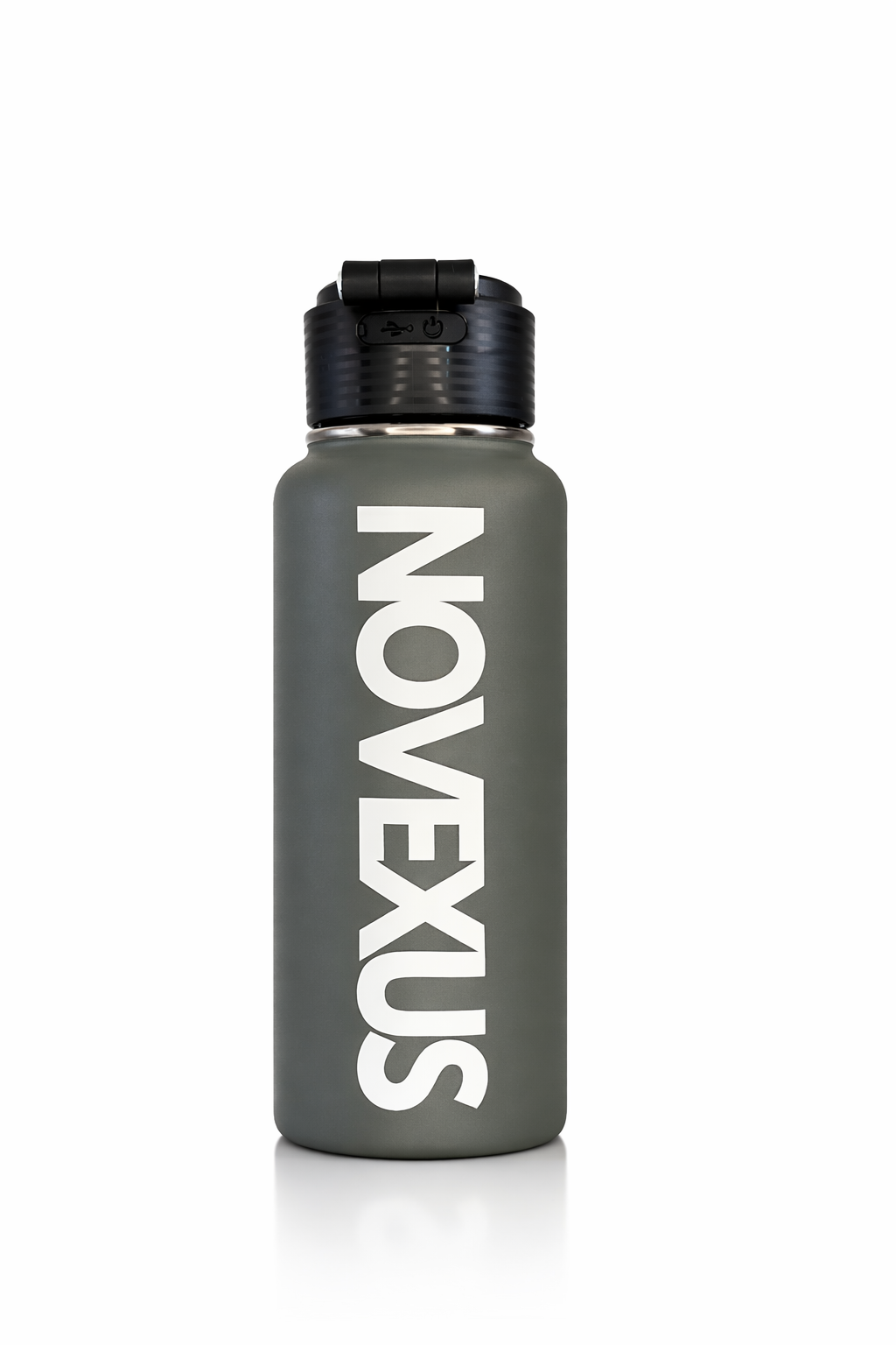 Nova Grey - 3 in 1 Bluetooth speaker bottle