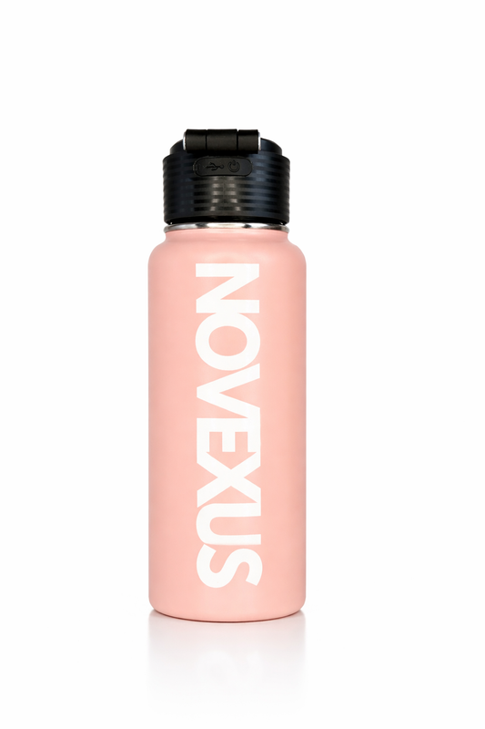 Peach pink - 3 in 1 Bluetooth speaker bottle