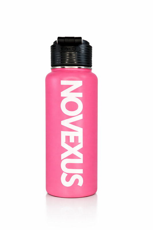 Hot pink - 3 in 1 Bluetooth speaker bottle