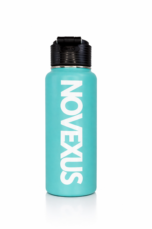 Mint Blue - 3 in 1 Bluetooth speaker bottle